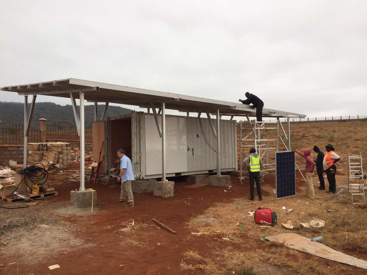 10KW Nigeria Solar Carport Mounting System