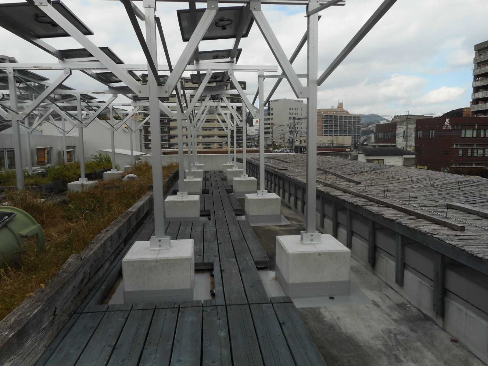 146KW Japan Commercial Flat Roof Mounting System