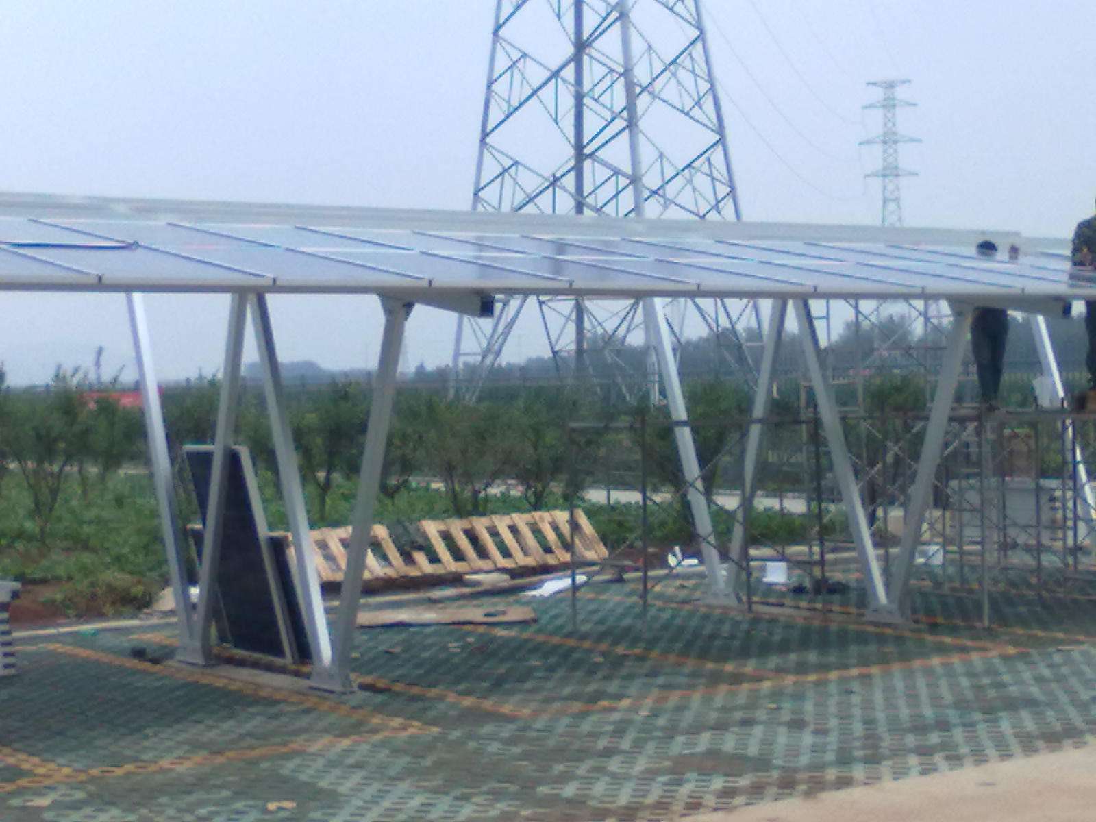 150KW China Solar Carport Mounting System
